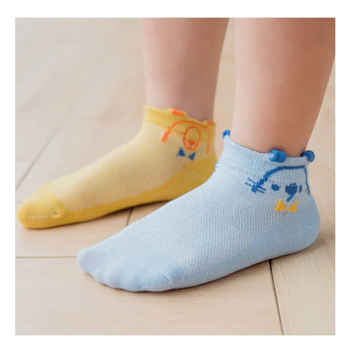 
Summer Wholesale Stylish Custom Design No Show Breathable Mesh Children Socks 