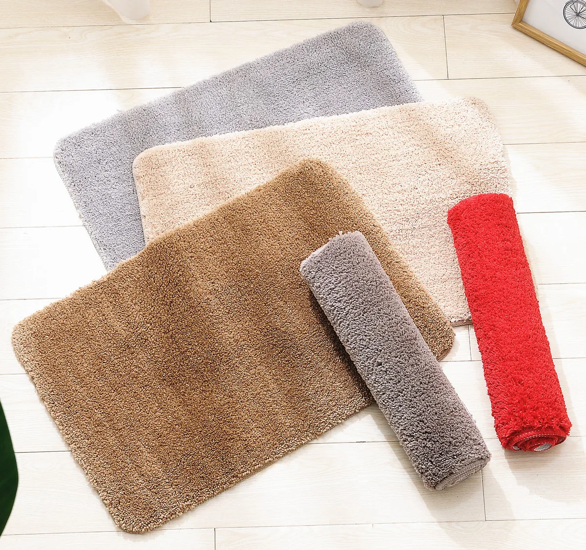 2023 New Fashion Soft Cozy Fluffy Bedroom Indoor Carpet Bath Mat