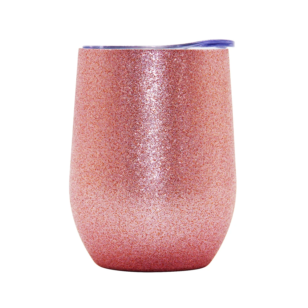 
12oz Wholesale Acrylic Thermal Metal Egg Insulated Wine Cups For Bottles Stainless Steel Wine Cu 