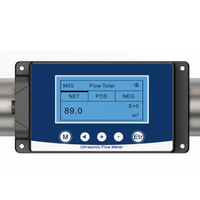 HLS DN15-DN40 universal small pipe clamp on ultrasonic flow meter flowmeter