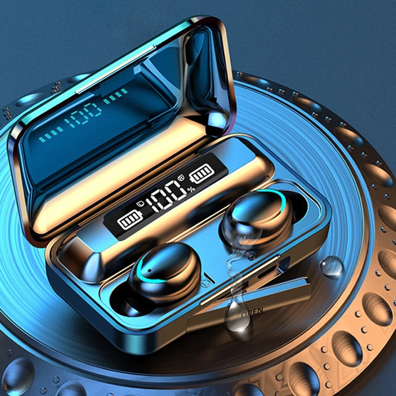 
F9-5 TWS wireless earphone waterproof earphone TWS bt v5.0 touch control auriculares earbuds F9 