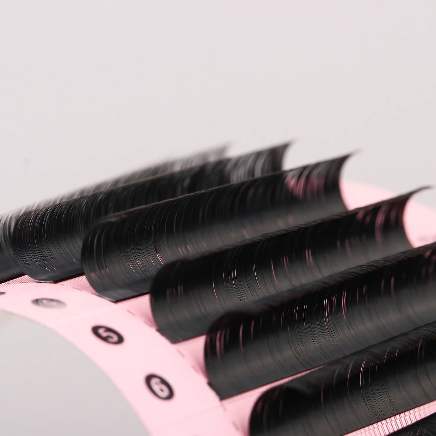 cashmere 10mm 18mm silk individualsilk easy fan eyelash extensions black and brown trays 16 rows