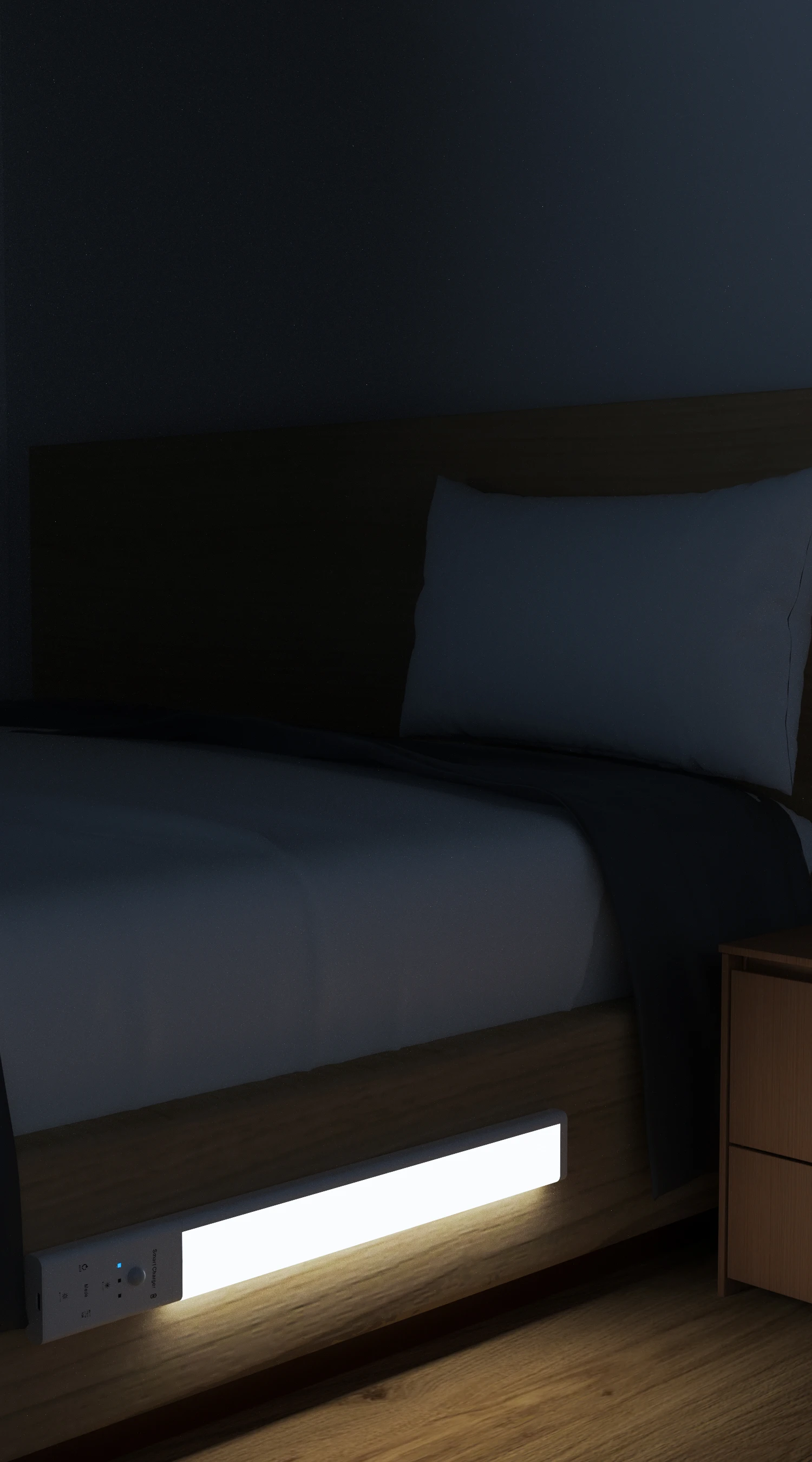 RGBW LED Motion Sensor Cabinet Light Voice Control wardrobe light 5V 24V Under Cabinet Light