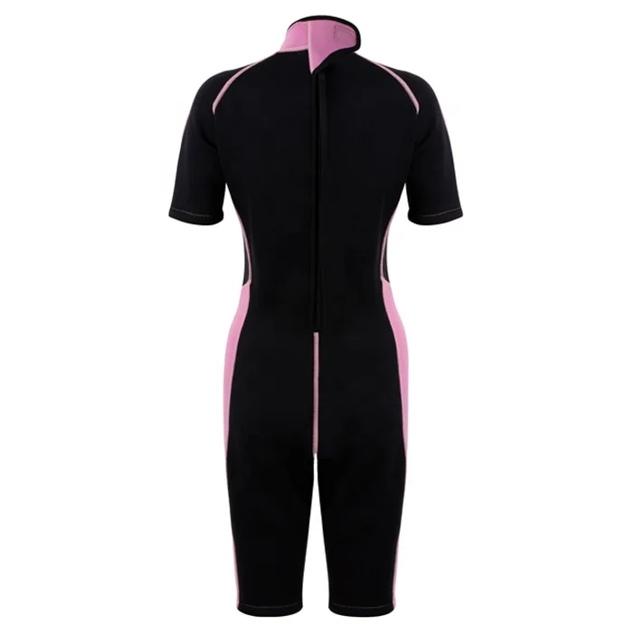 Wholesale 3MM 5MM High Guality Woman Neoprene Fabric Full Keeping Warm One Piece Diving Suittsuit