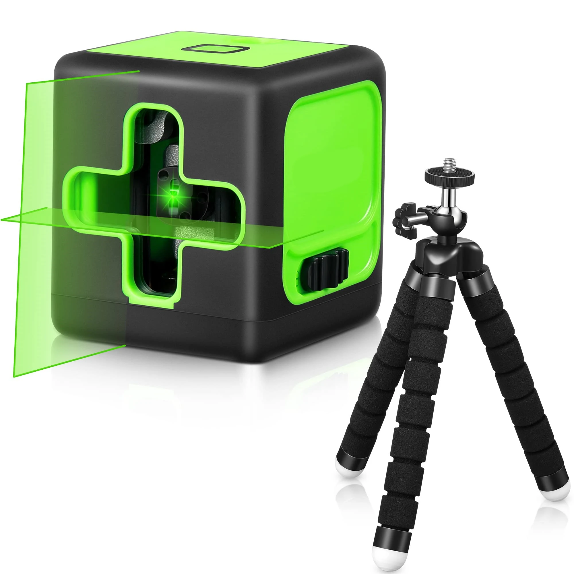 Самонивелирующийся лазерный уровень 360 Fancyall зеленый 2 линии перекрестные нивелир с ручным управлением