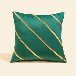 Throw Pillow Cushion Covers Decorative Square Patchwork Grey White Gold Cushion Cover Luxury Velvet Cushion For Home Decor