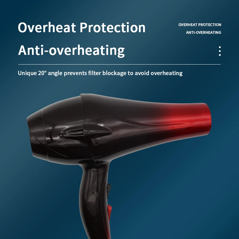 premium hair protection with anti-static effect professional hair dryer with high speed DC motor