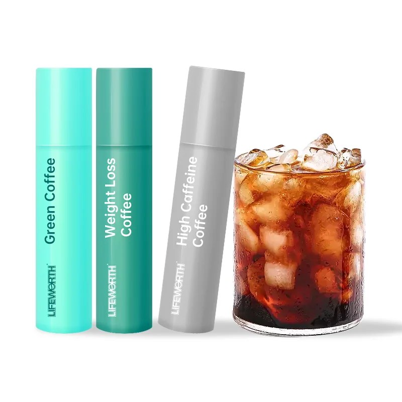 Lifeworth Keto Collagen MCT Oil Mushroom Nitrogen Coffee Once Nitrogen Espresso Cold Brew Pocket Liquid Coffee Concentrate