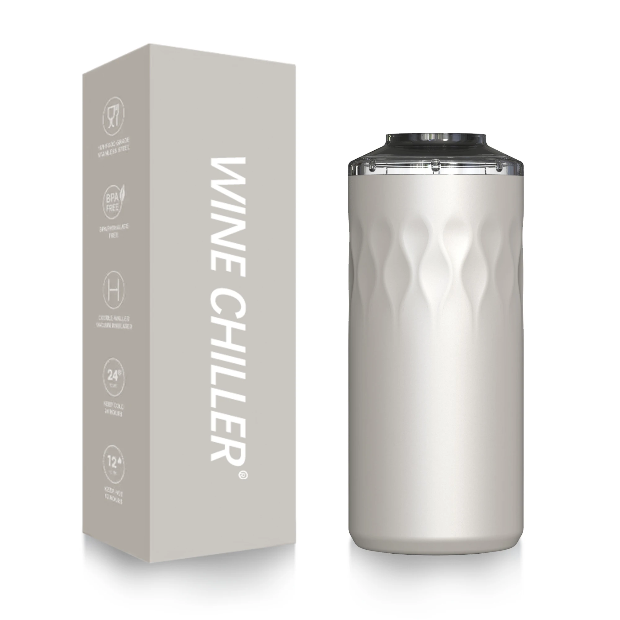 2023 new style customized stainless steel metail  Wine Chiller cooler bucket  brumate wine accessories for wine lovers