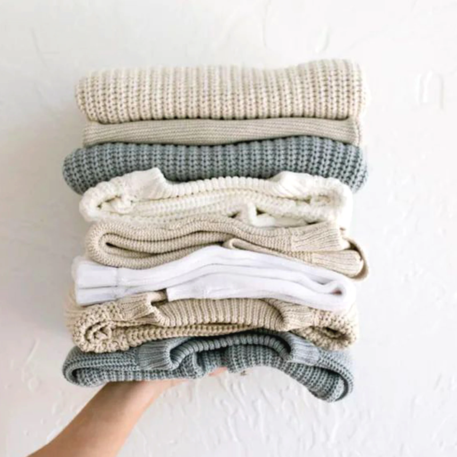 Best Selling Baby Knitted Sweater Children Boys Girls Overalls Ribbed Cotton Toddler Baby Sweater Set
