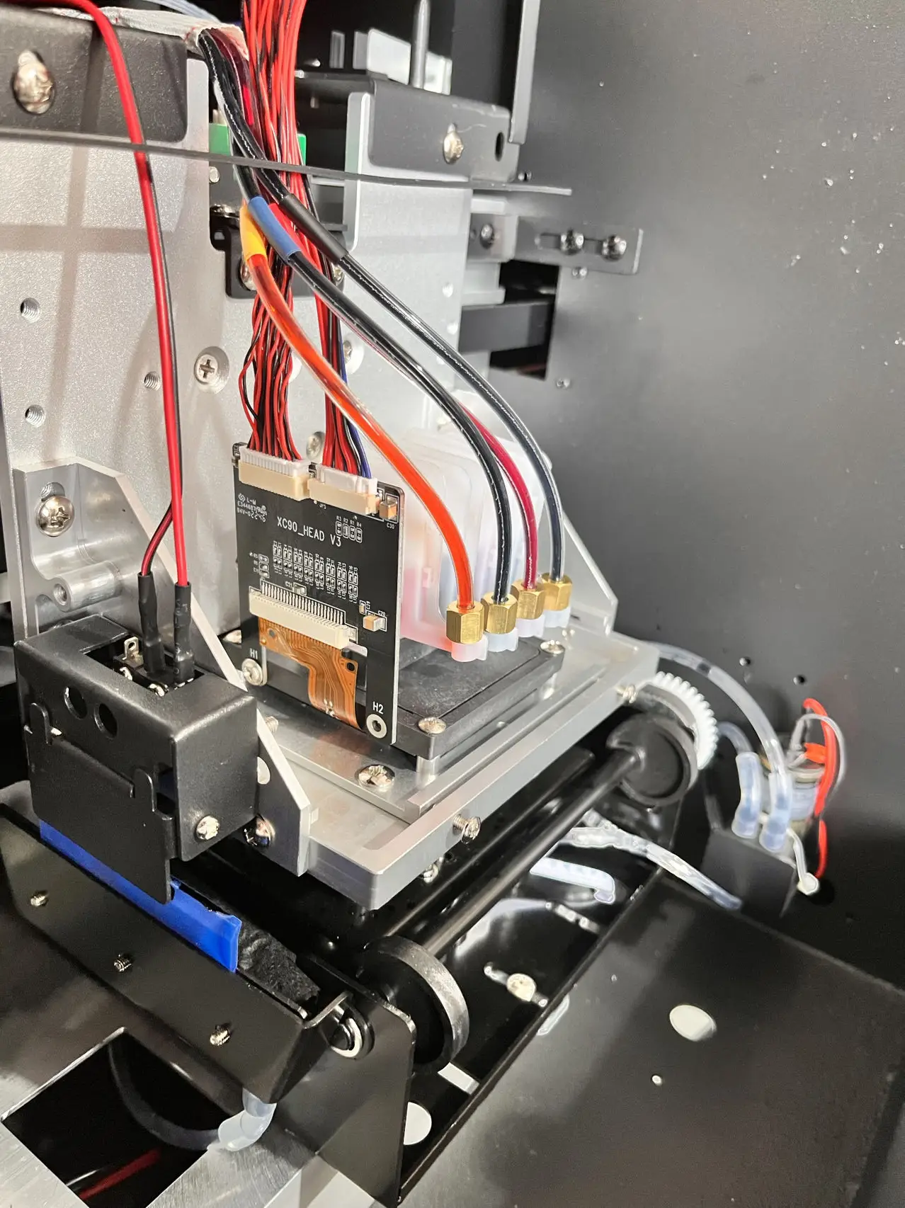 1.8m Eco Solvent Printer With Single xc90 Head Large Format Tarpaulin Printing Machine For Banner Sticker Paper Label