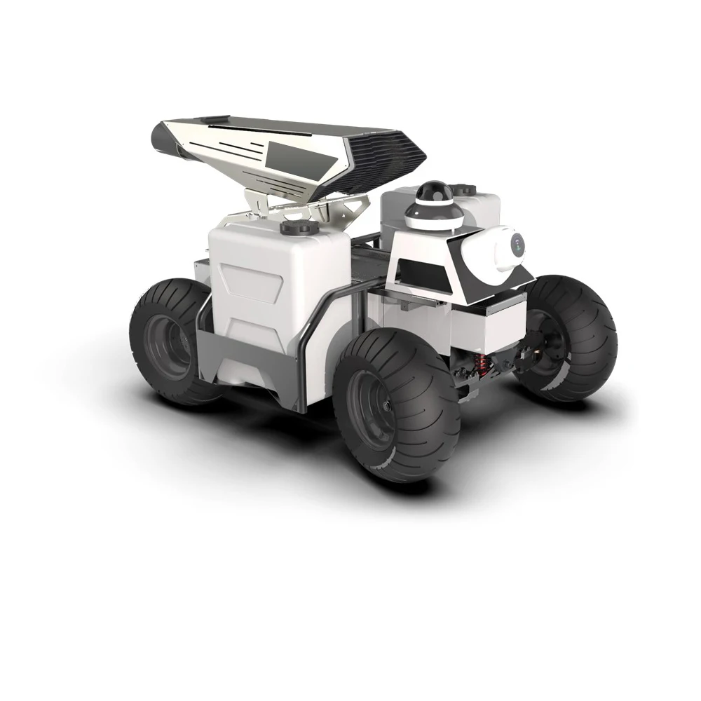Outdoor indoor 30L Intelligent Disinfection Robot UGV Unmanned ground vehicle Fog spraying body infrared  fumigation  Machine