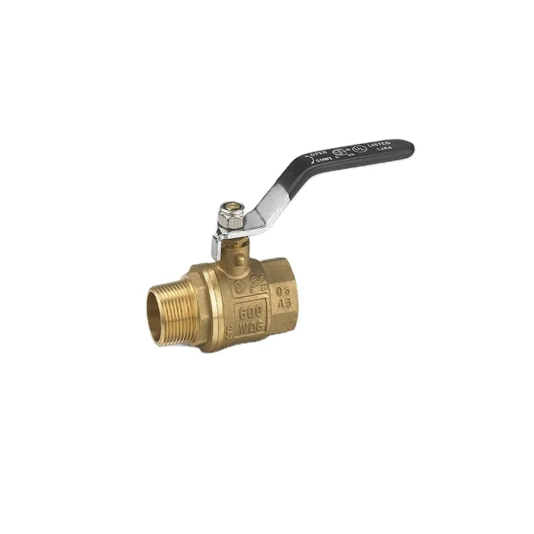 Широко используемый латунный шаровой клапан высшего качества с латунным шаровым