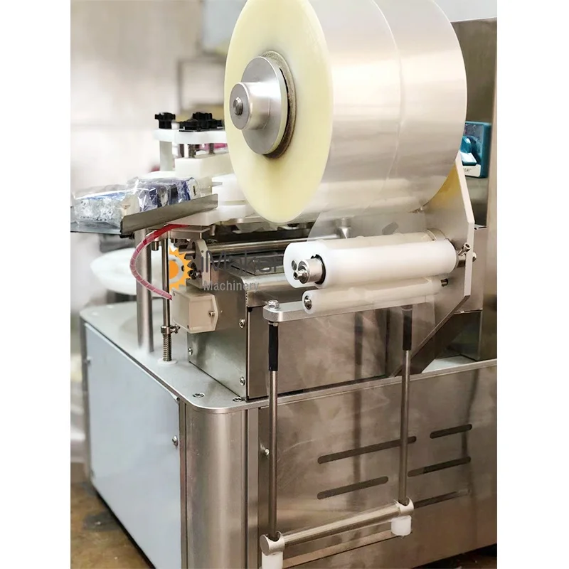 Automatic  Sushi Roll Film Packing Machine Sushi Wrapping Machine