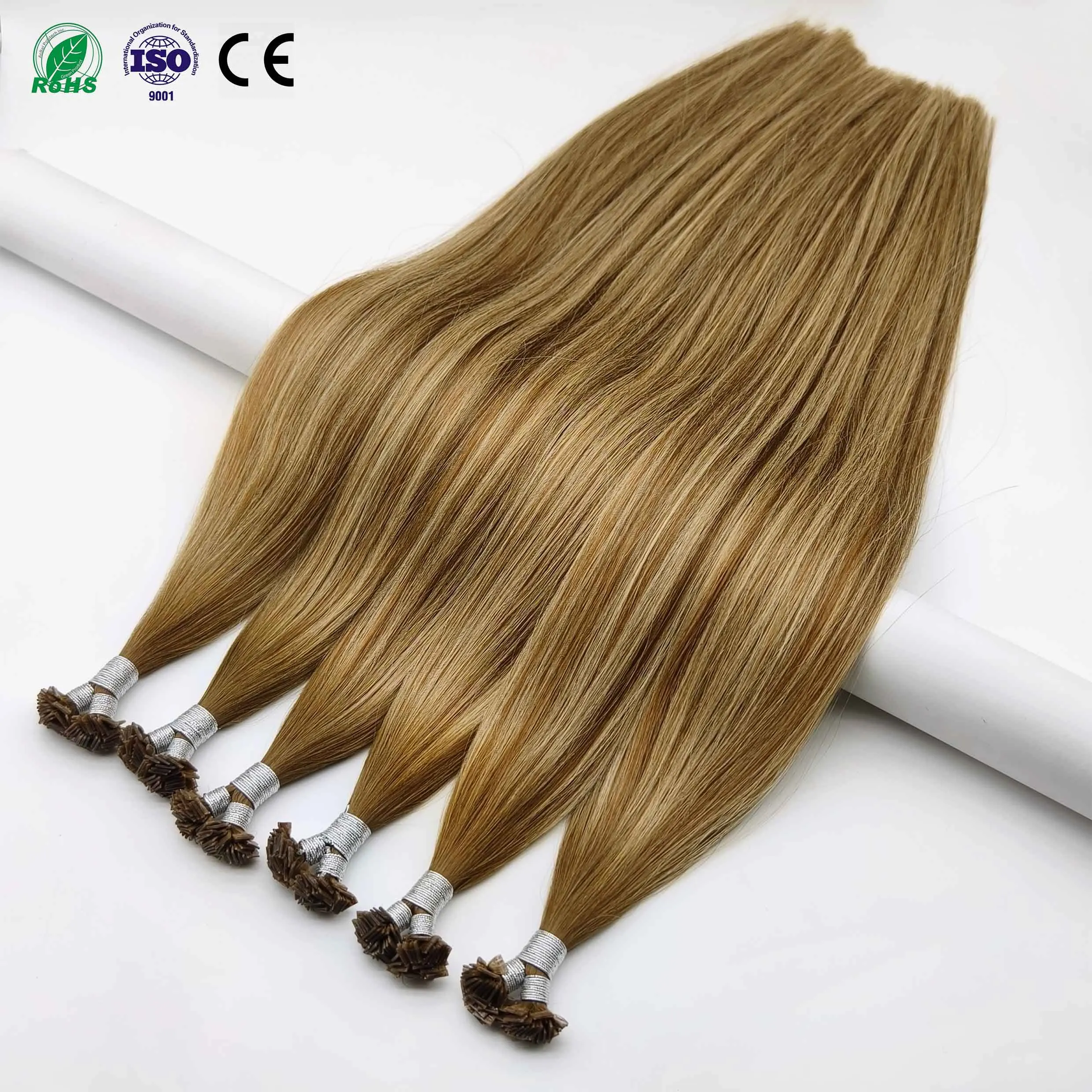 Fasimei Pre-bonded Keratin Flat Tip Hair Extensions Keratin Flat Tip Hair Extensions micro keratin tip hair