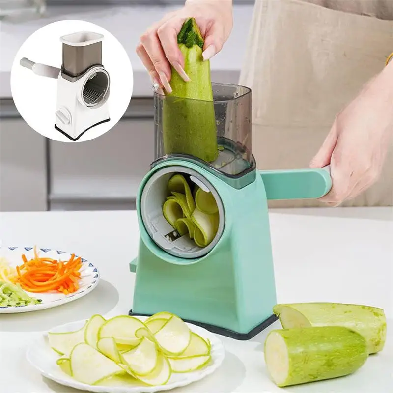 2024 Newly Style Item Hand Rotation Kitchen Cutter Machine Custom Multifunction Vegetable Slicer