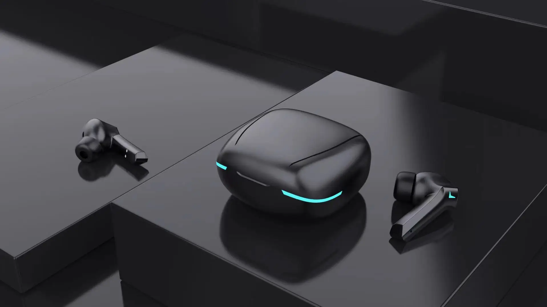 H5 tws wireless earphone gaming earphone with charge box sports ear buds with microphone ipx5 earphone & headphone & accessories