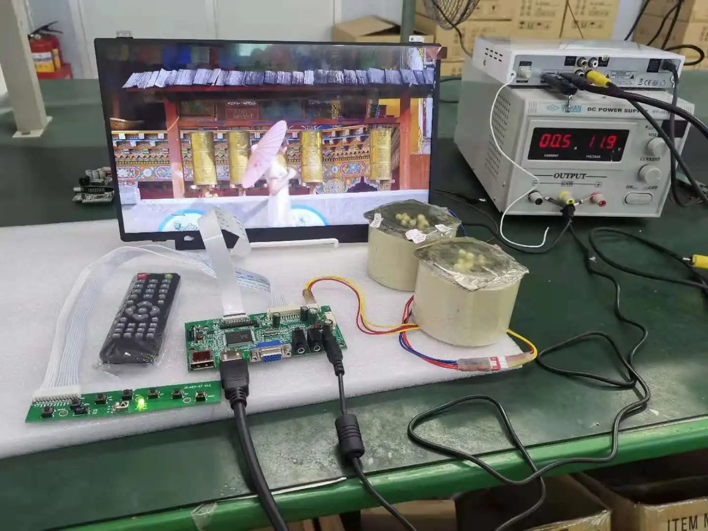 monitor Card eDP or LVDS screen compatible controller board  Extendable Type-C with 2*HDMI input USB for touch