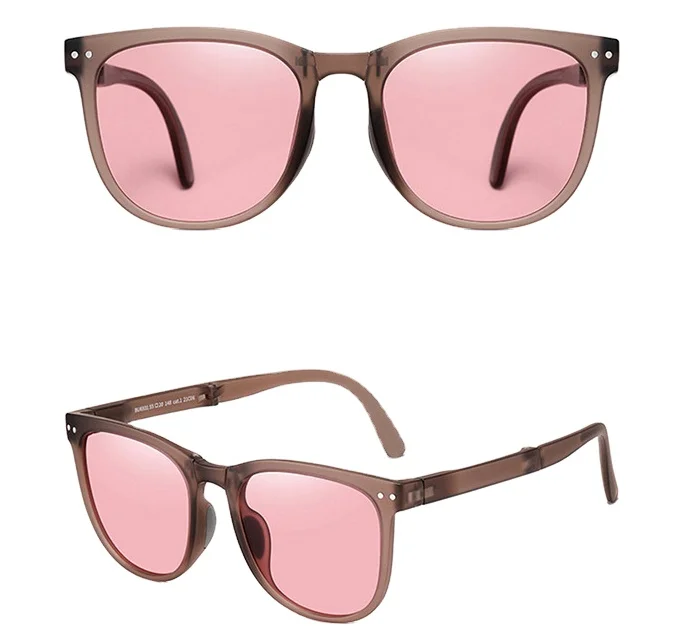 Retro Frames Portable Sunglasses New arrivals PC and TR Foldable Spectacles