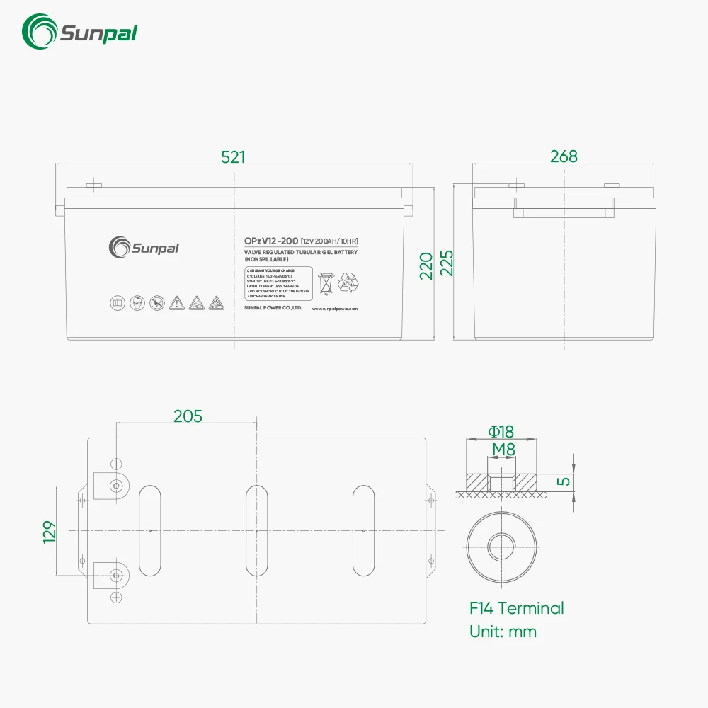 Good Price Tall And Short Tubular Solar Battery 12V 150Ah 200Ah 250Ah Made In India