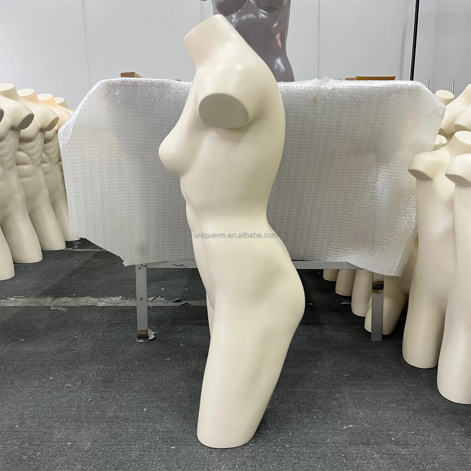 Muscle Female Underwear Mannequin Upper Body Lady Mannequin Half Body Lingerie Display Mannequin