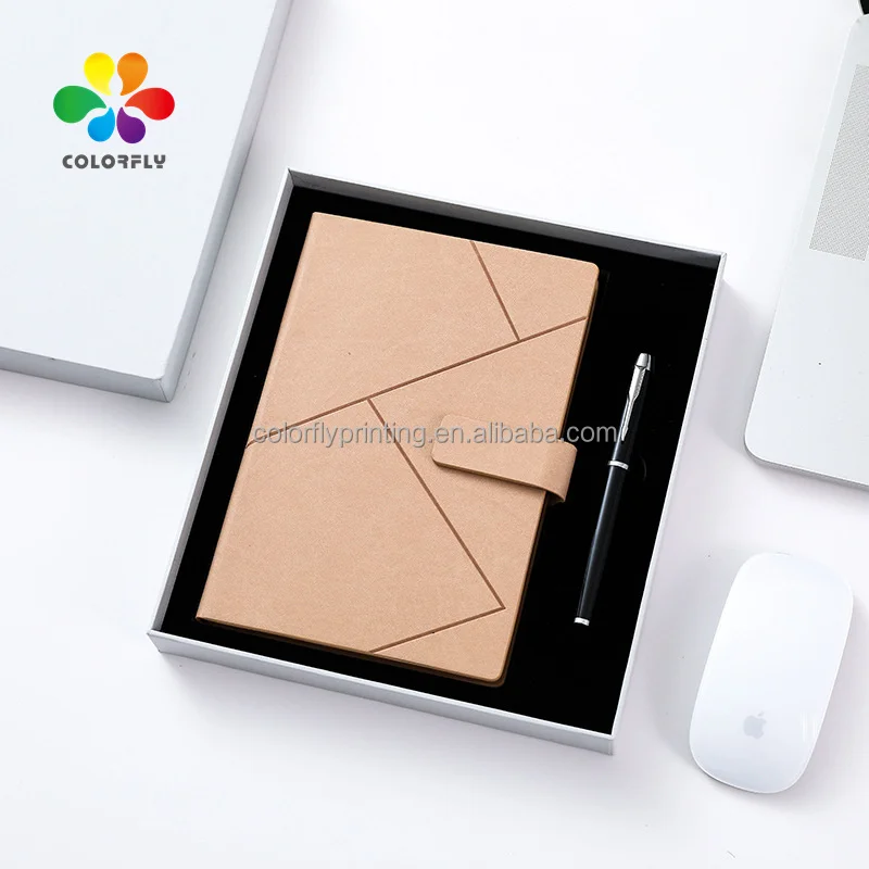 High-end Business Gift Sets Notebook 2 Pcs Gift Box Set, Corporate Conference Annual Meeting Gift Set