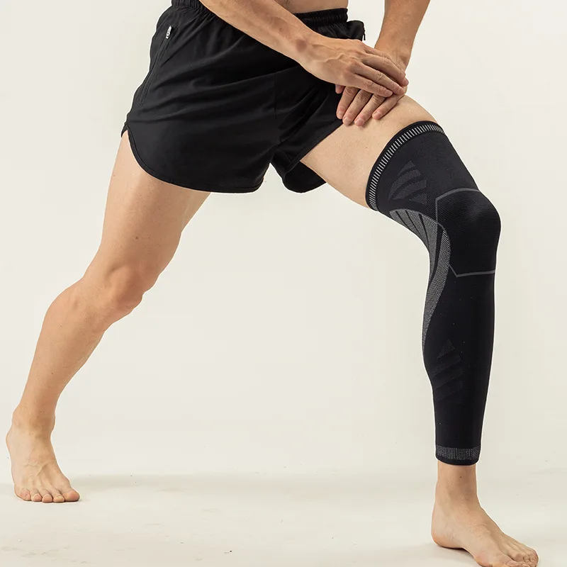 Miket Breathable Training Mountaineering Outdoor Full Leg Knee Calf Compression Sleeve For Running Sports