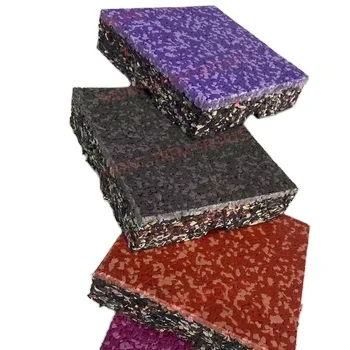 50*50 см горячий процесс прессования EPDM гранулированный резиновый коврик для открытой игровой площадки для детского сада