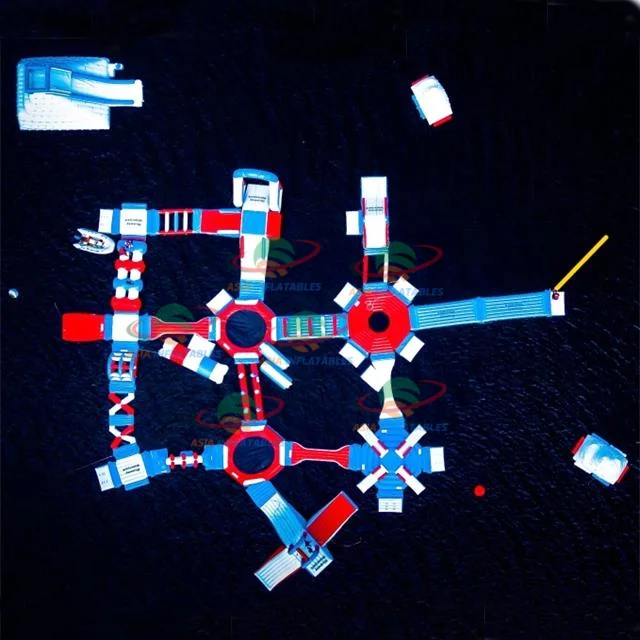 Hot Sale l Inflatable Water Park On Sea , Inflatable Floating Water Aqua Amusement Park Equipment Game