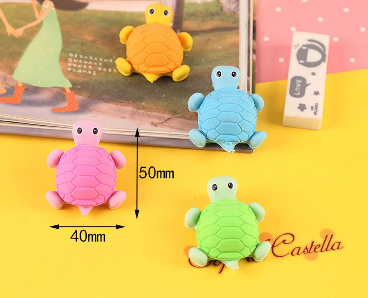 New Designer Promotion Crab Shaped Cute Eraser Custom Rubber Erasers for Kids