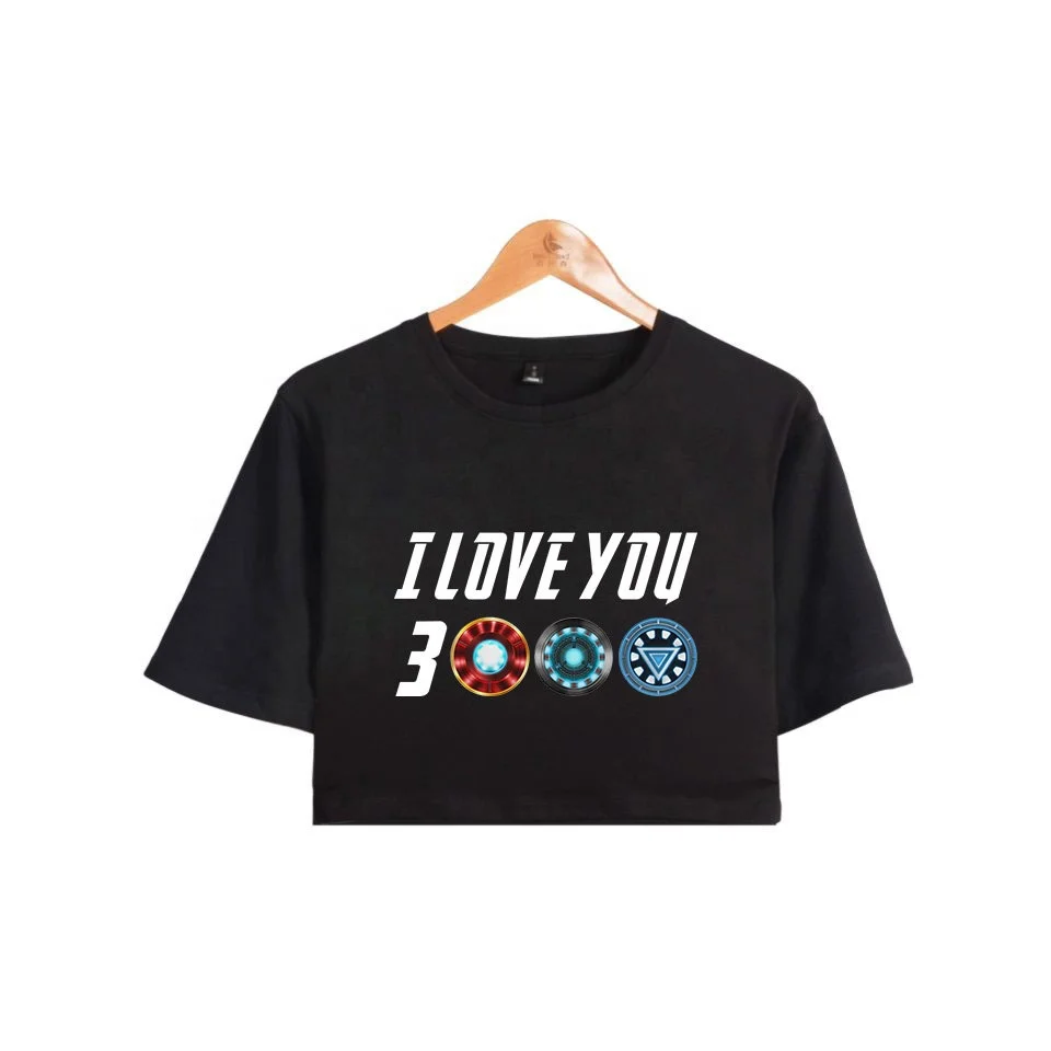  2018 новейший дизайн модная женская футболка с принтом I lover you