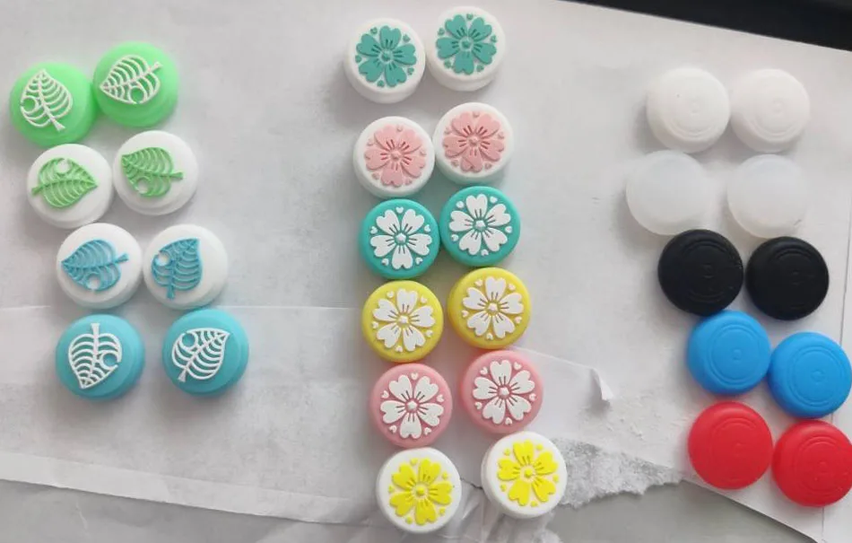 
Top qualit Replacement 3D Design Switch Thumb Grip Caps Thumb Grips Analog Stick Cover Joystick cap 