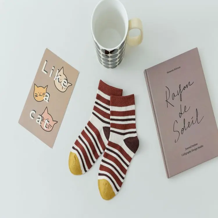 Custom logo baby socks kids socks wholesale soft breathable cotton ribbed children socks