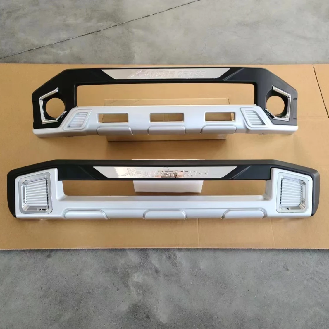 Комплект переднего бампера, Защита бампера для Mitsubishi xpander cross 2018