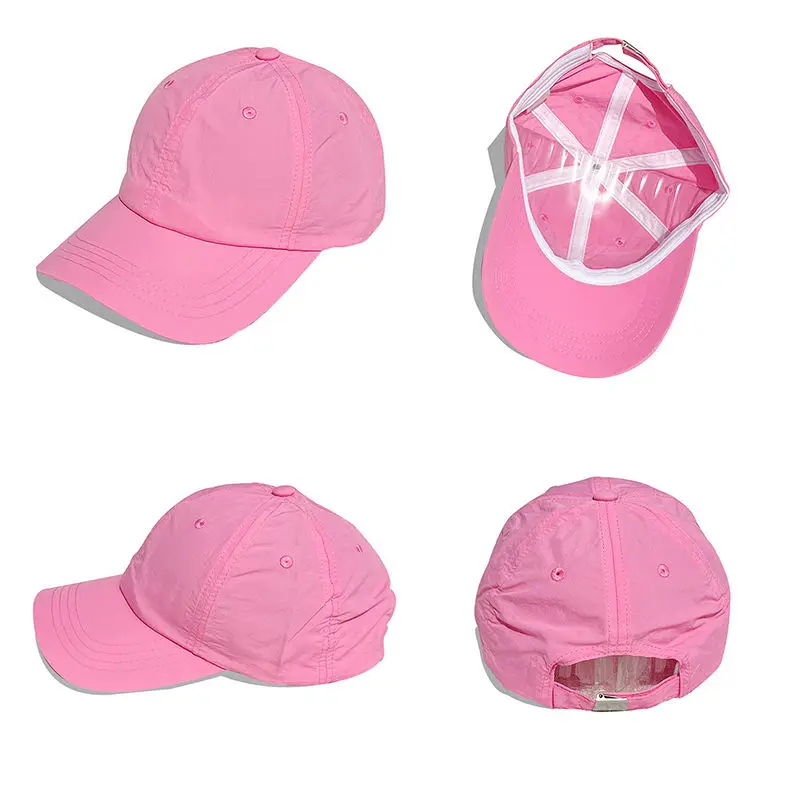 Wholesale Adjustable Quick drying Custom 6 Panel Dad Hat Embroidered logo Dad Hat Custom Baseball Caps Sports Hats