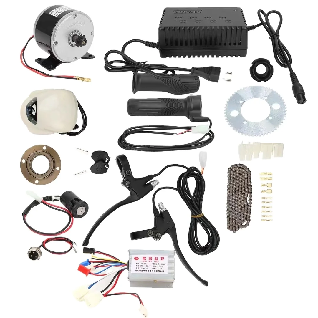 Wholesale MY1016 250W12V 24V 36V  Motor 250 Watt Electric Motor Electric Bicycle Modification Kit