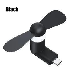 Factory Made Creative Mini Portable Phone Fan Mobile Phone USB Gadget Fans for Android/Iphone Port