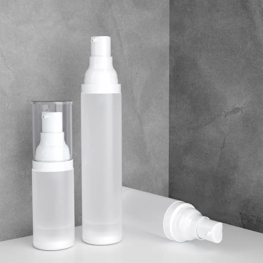 Wholesale eco friendly skin care plastic pump cream cosmetic airless lotion PP bottle 20 30 50ml
