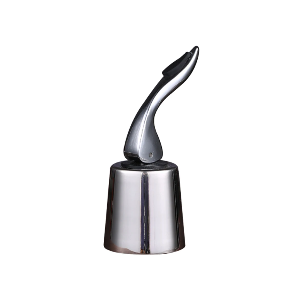 Topwill Decorative Wine Preserver Reusable Wine Cork Keep Fresh Goldrose Wine Bottle Stopper Saver with Silicone