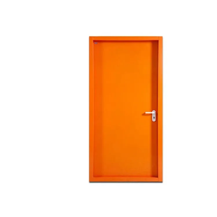 Top quality steel apartment doors fireproof steel fire rated door 60 minute rated fire doors