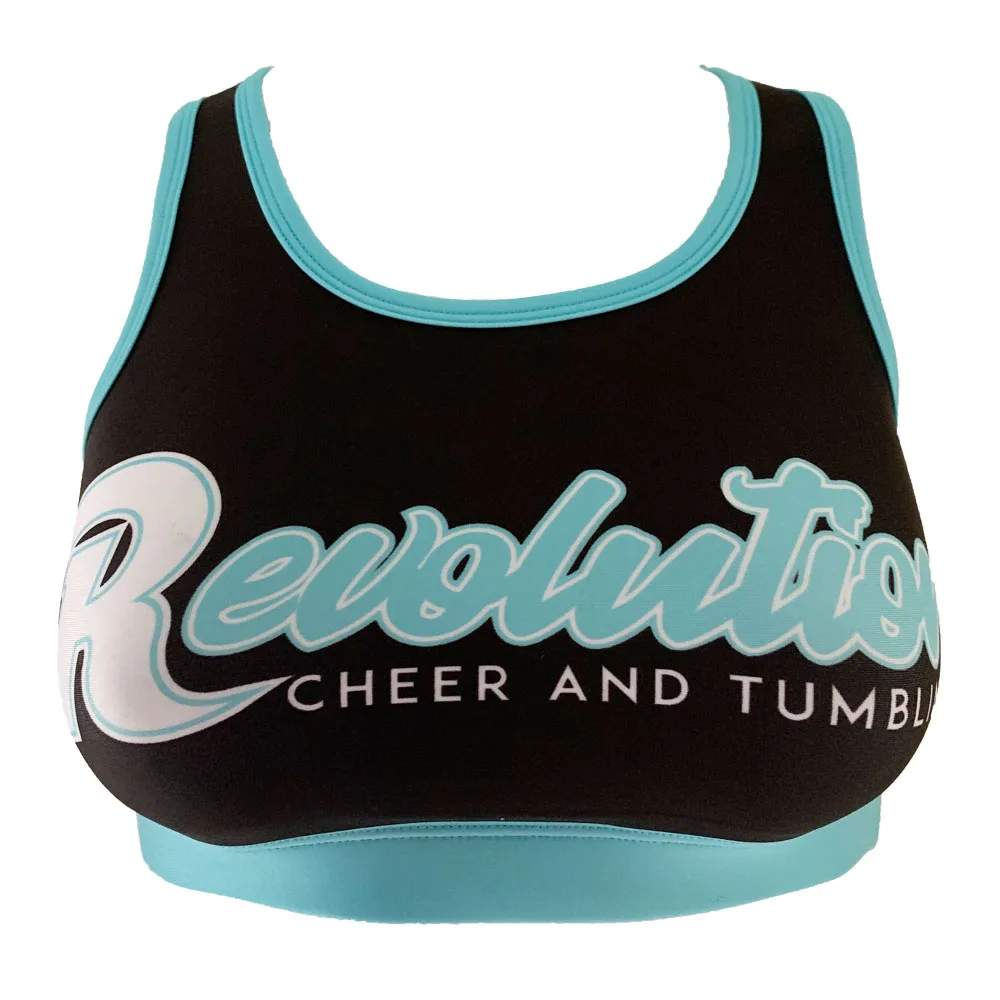 2020 girls cheerleader cheerleading practice wear training sports bra and shorts