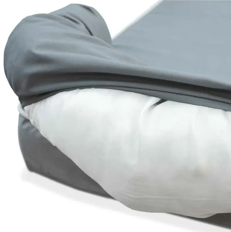 Ultimate Dog Bed & Lounge with Orthopedic Memory Foam Bolster