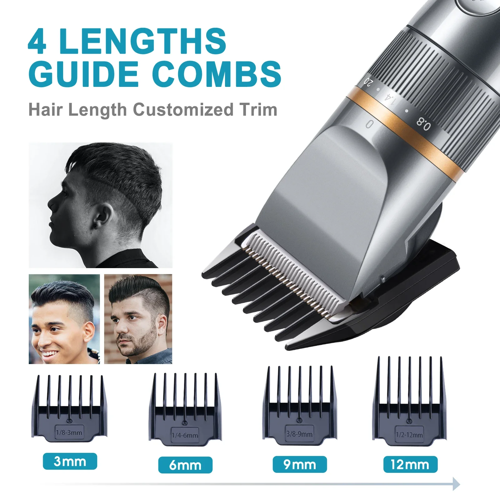 2023New Hair Cutting Machine Professional Beard Trimmer Electric Shaver for Adult Body Hair Shaving Machine Safety Razor Clipper