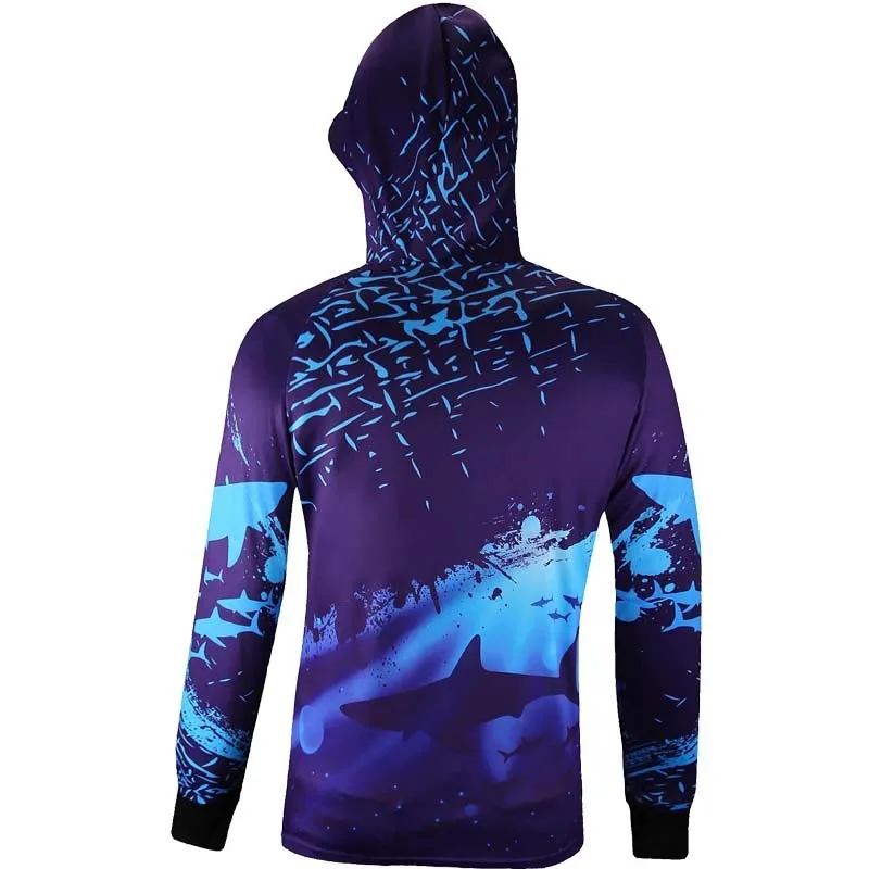
Camouflage Fishing Clothing Hoodie Ultra-light Anti UV Protection Long Sleeve Shirt Clothes for Fishing Outdoor 