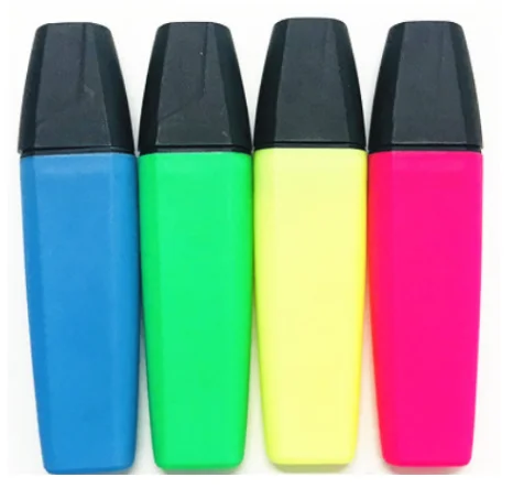 Multi ink color sufficient capacity water based highlighter pen set marker