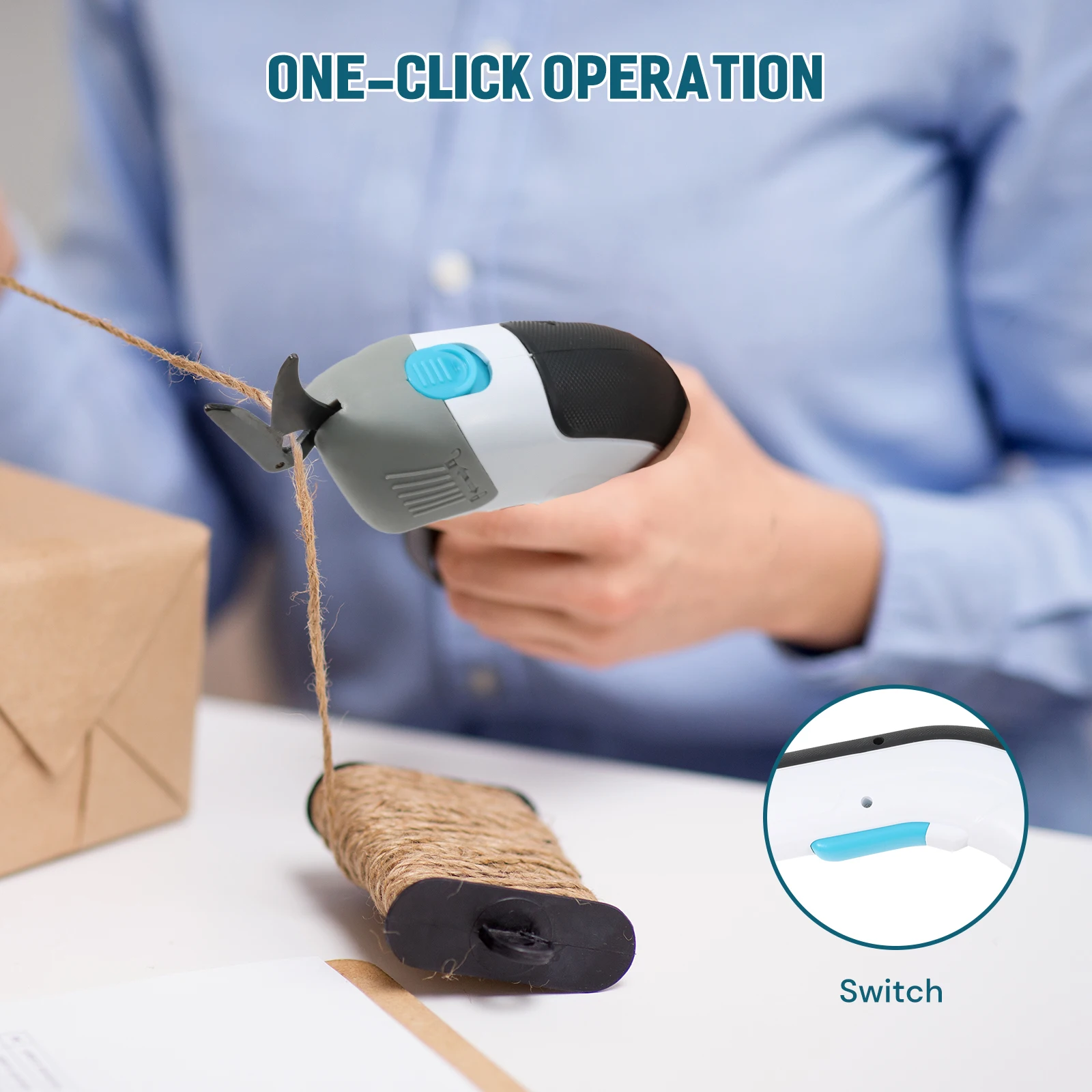 Multifunctional Electric Scissors Lithium Battery Cutter Portable Cordless Fabric Cutting Electric Textile Scissors