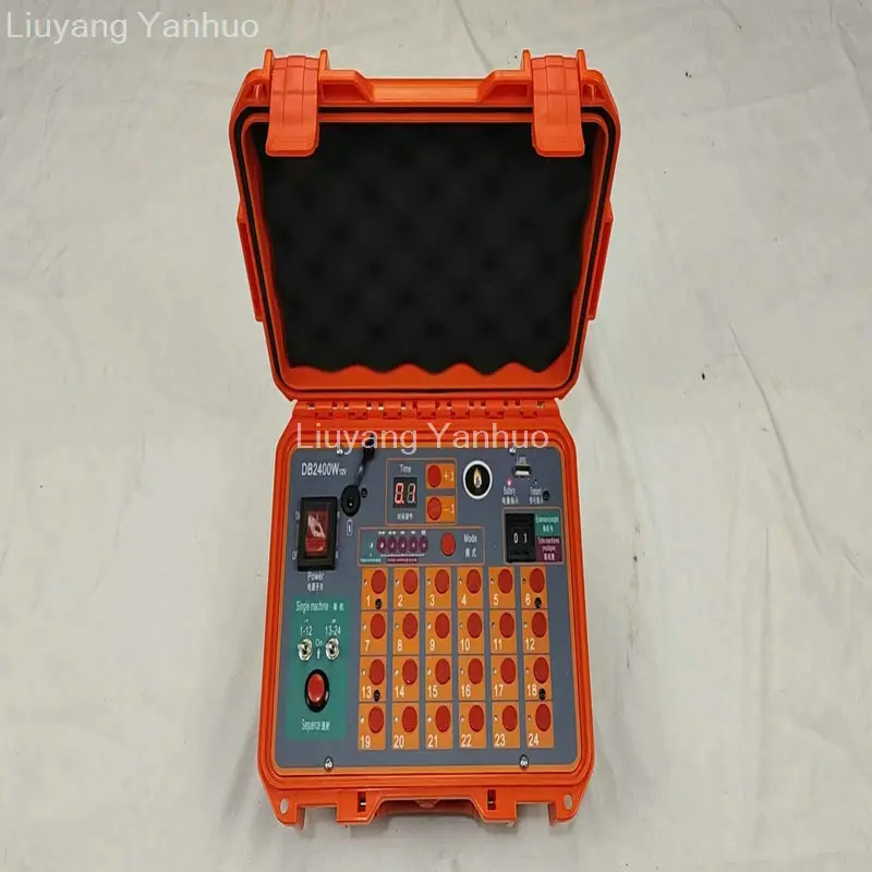DC24W 168 сигнальное устройство для свадеб с дистанционным управлением и режимом ручного управления беспроводная система зажигания рождественских праздников