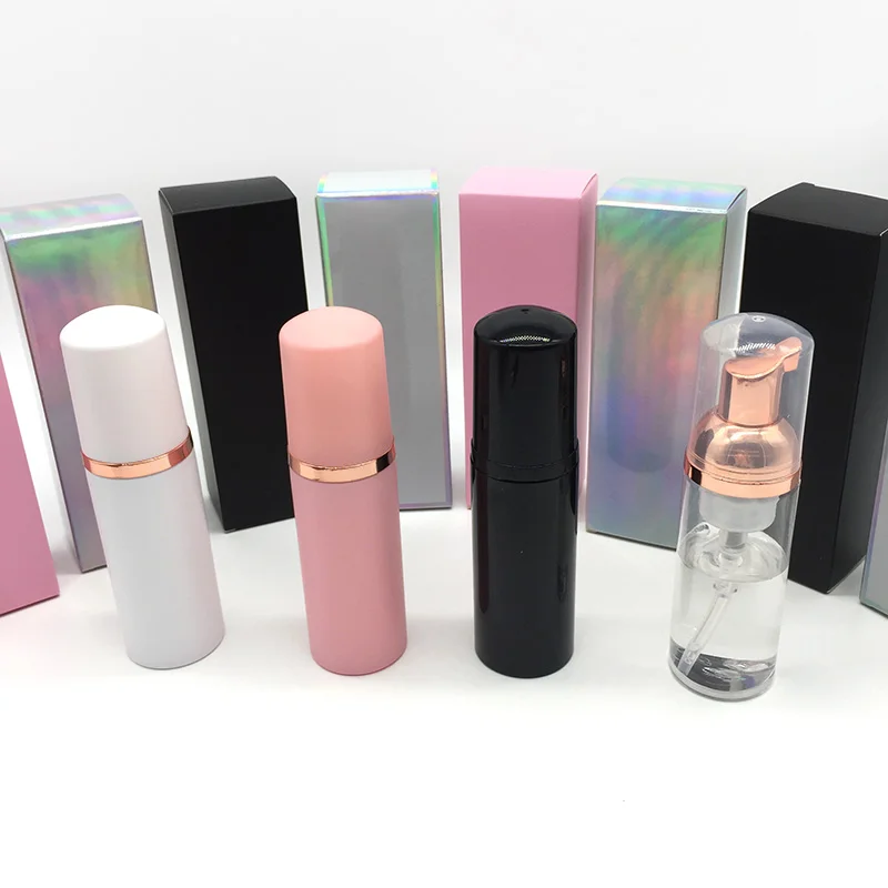 oem lash clean foam bath brush custom eye lash shampoo kit private label eyelashes extension cleaning kit