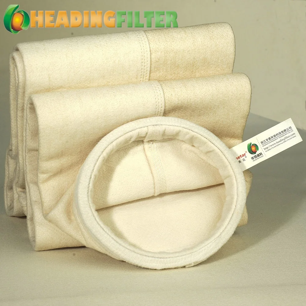 Felt PTFE Filter Bags Sleeve Chemical Resistance For Waste Incinerator