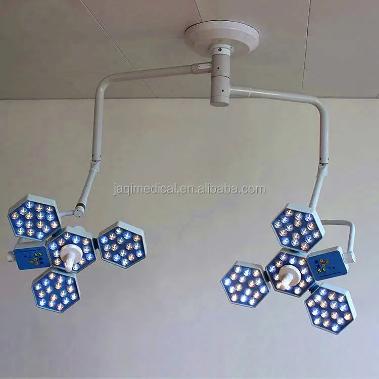  JQ-LED0404-3 двойной головкой 120 000lux LED медицинский хирургический светильник бестеневой рабочий больничное